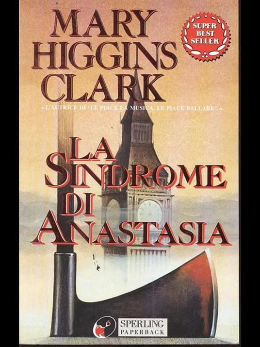 La sindrome di Anastasia - Mary Higgins Clark - copertina