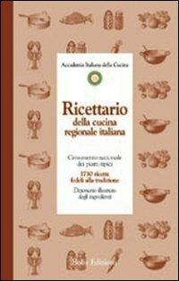 Ricettario della cucina regionale italiana - copertina