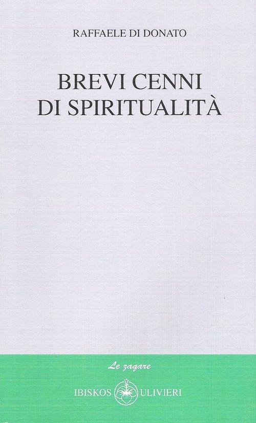 Brevi cenni di spiritualità - Raffaele Di Donato - copertina