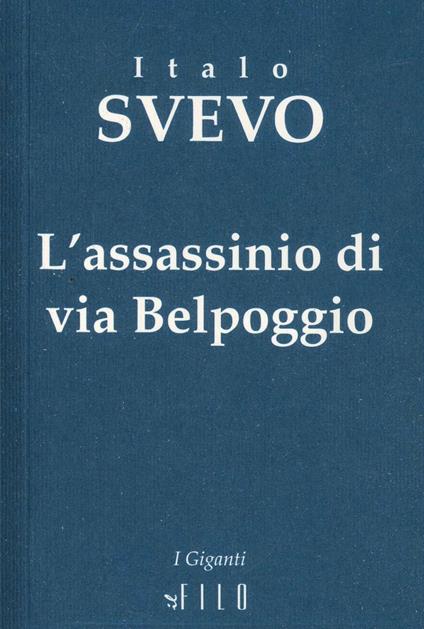 L'assassinio di via Belpoggio - Italo Svevo - copertina