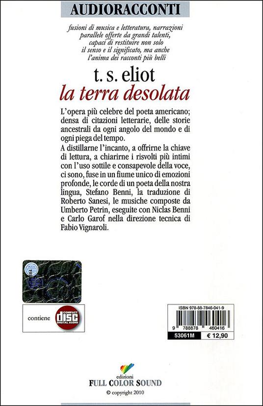La terra desolata. Audiolibro. CD Audio - Thomas S. Eliot - 4