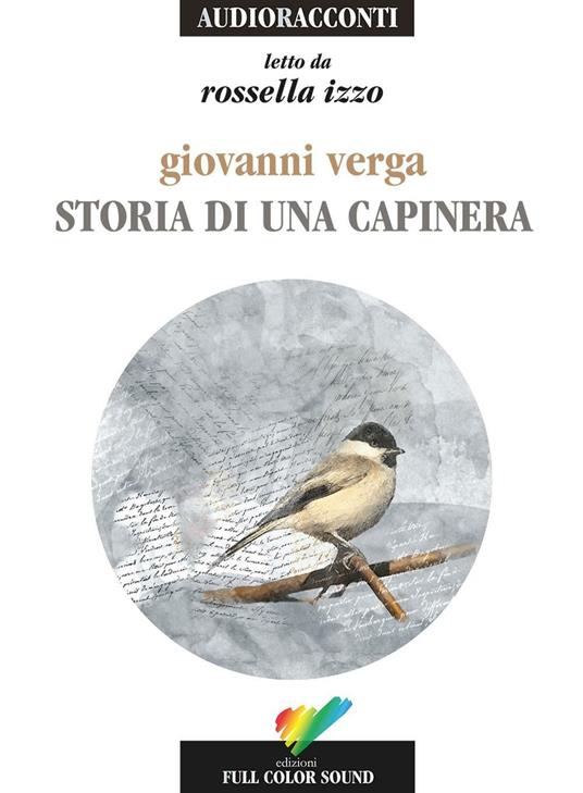 Storia di una capinera letto da Rossella Izzo. Audiolibro. CD Audio - Giovanni Verga - copertina