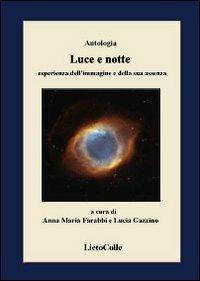 Luce e notte. Esperienza dell'immagine e della sua assenza - copertina