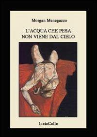 L'acqua che pesa non viene dal cielo - Morgan Menegazzo - copertina