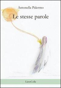 Le stesse parole - Antonella Palermo - copertina