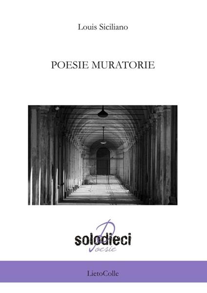 Poesie muratorie - Louis Siciliano - copertina