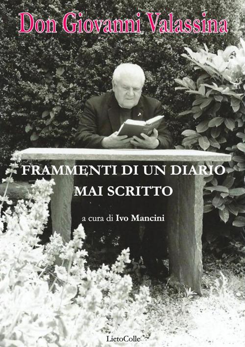 Frammenti di un diario mai scritto - Giovanni Valassina - copertina