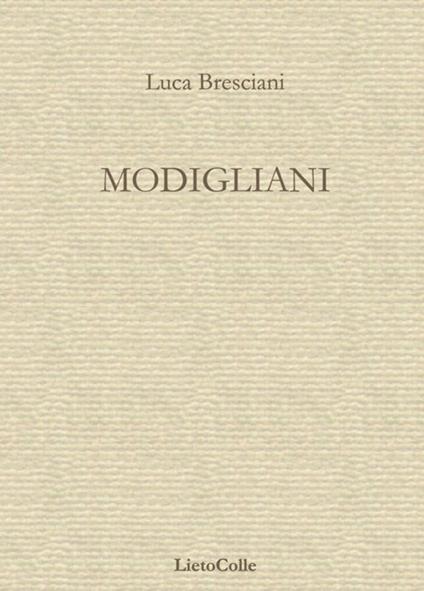 Modigliani - Luca Bresciani - copertina