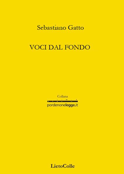 Voci dal fondo - Sebastiano Gatto - copertina