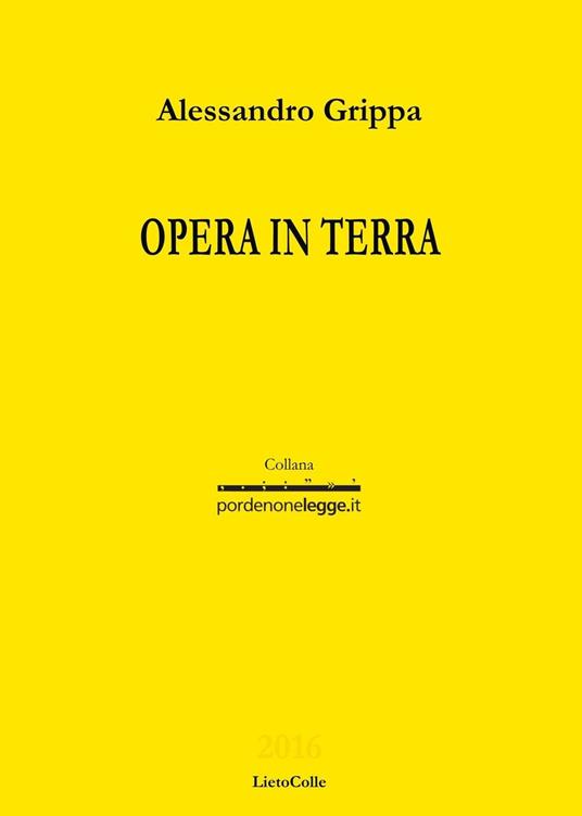 Opera in terra - Alessandro Grippa - copertina