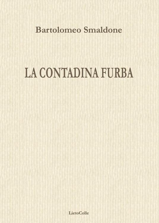 La contadina furba - Bartolomeo Smaldone - copertina