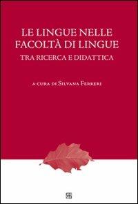 Lingue nelle facoltà di Lingue tra ricerca e didattica - copertina