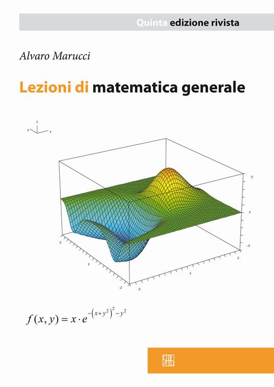 Lezioni di matematica generale - Alvaro Marucci - copertina