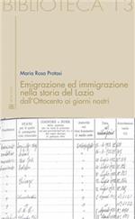 Emigrazione ed immigrazione nella storia del Lazio dall'Ottocento ai giorni nostri