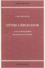 Lettere a Sergio Solmi