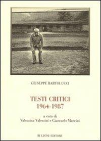 Testi critici 1964-1987 - Giuseppe Bartolucci - copertina
