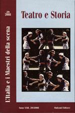 Teatro e storia (2008). Vol. 29: L'Italia e i maestri della scena