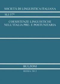 Coesistenze linguistiche nell'Italia pre e postunitaria - copertina