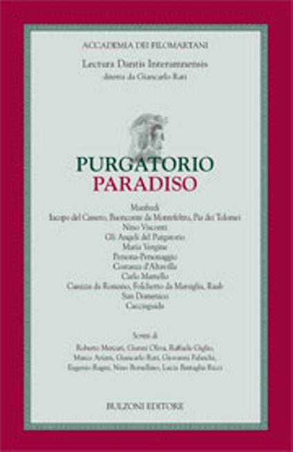 Purgatorio. Paradiso - copertina