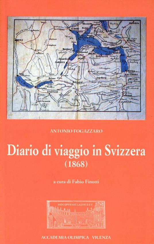 Diario di viaggio in Svizzera (1868) - Antonio Fogazzaro - copertina