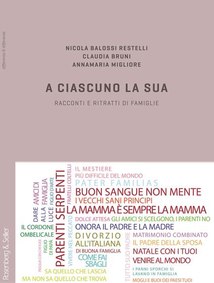 A ciascuno la sua. Racconti e ritratti di famiglie - Claudia Bruni,Annamaria Migliore,Nicola Balossi Restelli - copertina