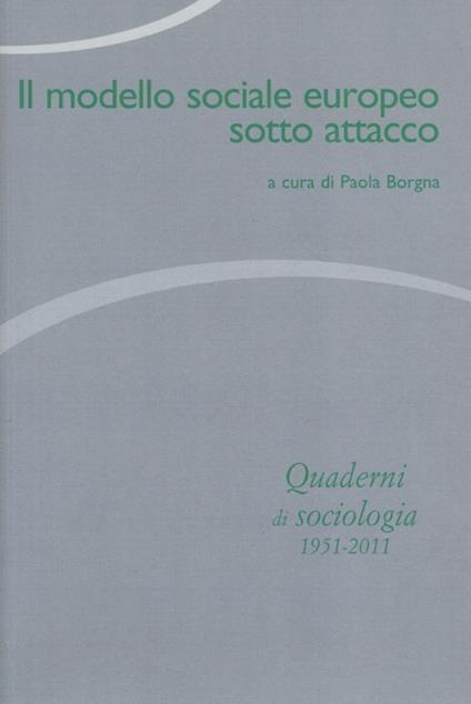 Quaderni di sociologia. Vol. 59 - copertina