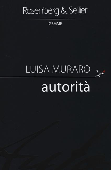 Autorità - Luisa Muraro - copertina
