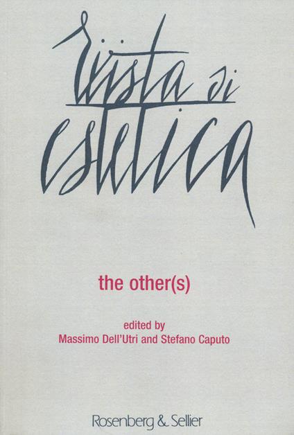 Rivista di estetica. Vol. 56: The other(s). - copertina