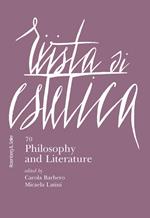Rivista di estetica (2019). Vol. 70: Philosophy and Literature.