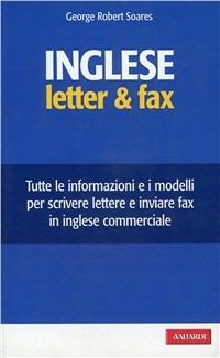 Inglese. Letter & fax - George R. Soares - copertina
