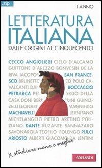 Letteratura italiana. Vol. 1: Dalle origini al Cinquecento. - Antonello Galimberti - copertina