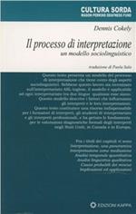 Il processo di interpretazione. Un modello sociolinguistico