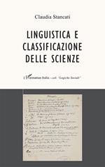 Linguistica e classificazione delle scienze