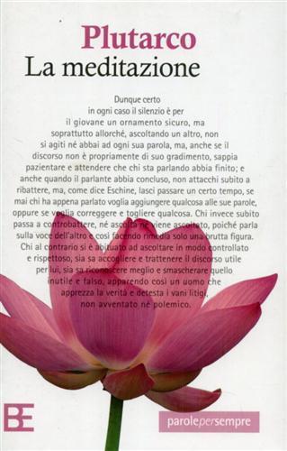 La meditazione - Plutarco - 2