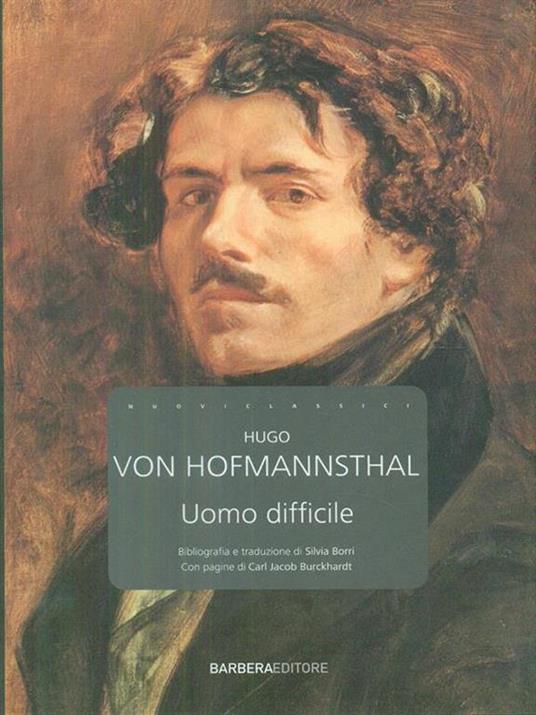 L'uomo difficile - Hugo von Hofmannsthal - copertina