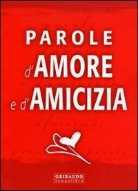 Parole d'amore e d'amicizia - copertina