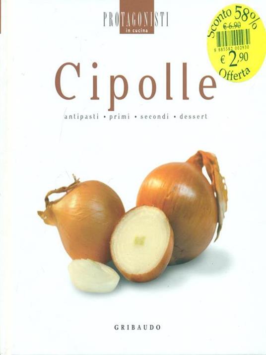 Cipolle. Antipasti, primi, secondi, dessert - copertina