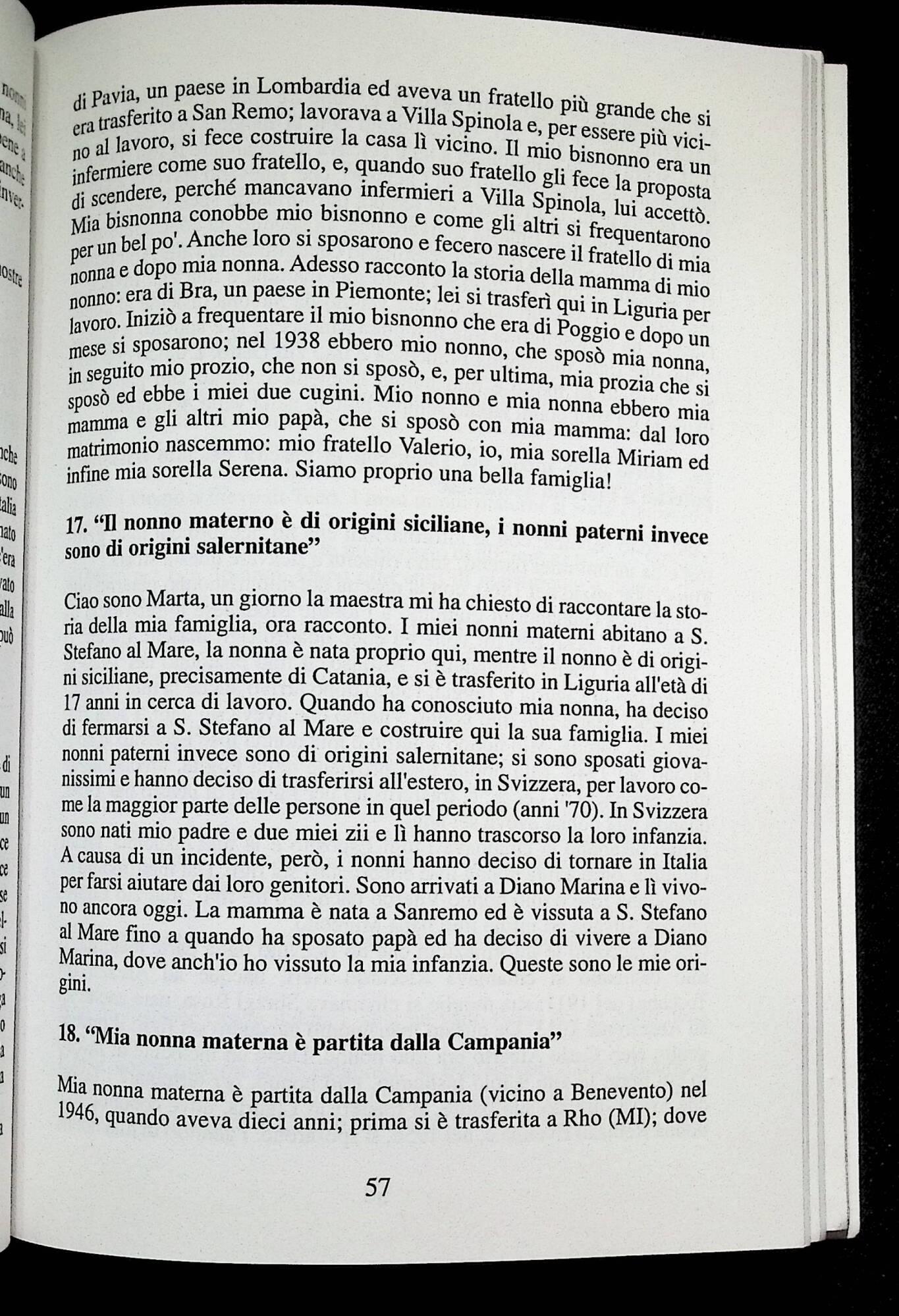 Migrare ieri e oggi. Il viaggio della mia famiglia