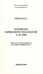 Tenerezza espressioni teologiche a. D. 1984