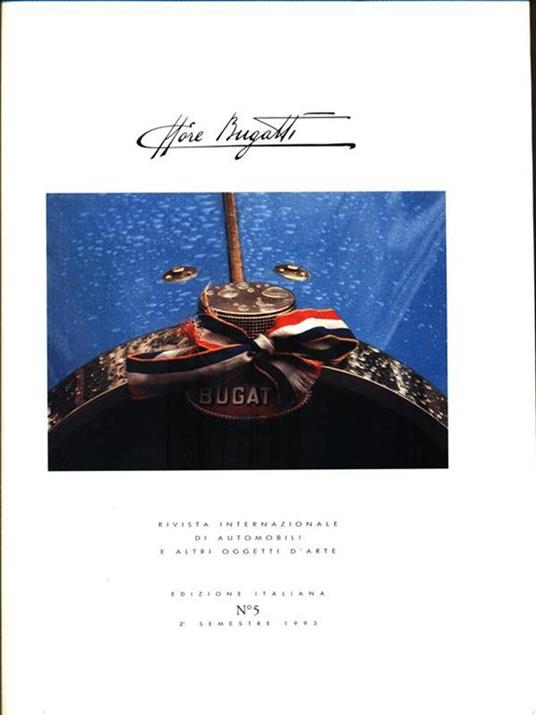 EB Ettore Bugatti. Rivista internazionale di automobili e altri oggetti d'arte (1993). Vol. 2 - copertina