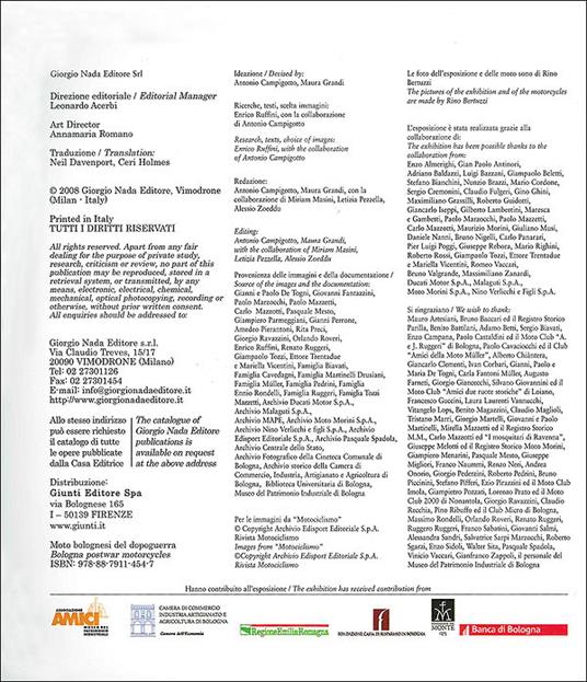 Moto bolognesi del dopoguerra. Ediz. italiana e inglese - Antonio Campigotto,Maura Grandi,Enrico Ruffini - 3