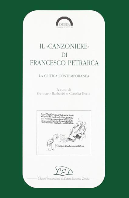 Il «Canzoniere» di Francesco Petrarca. La critica contemporanea - copertina