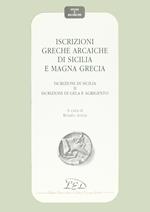 Iscrizioni greche arcaiche di Sicilia e Magna Grecia. Vol. 2: Iscrizioni di Gela e Agrigento.