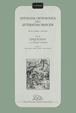 Antologia cronologica della letteratura francese. Vol. 2: Cinquecento.