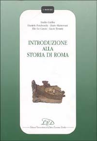 Introduzione alla storia di Roma - Emilio Gabba - copertina