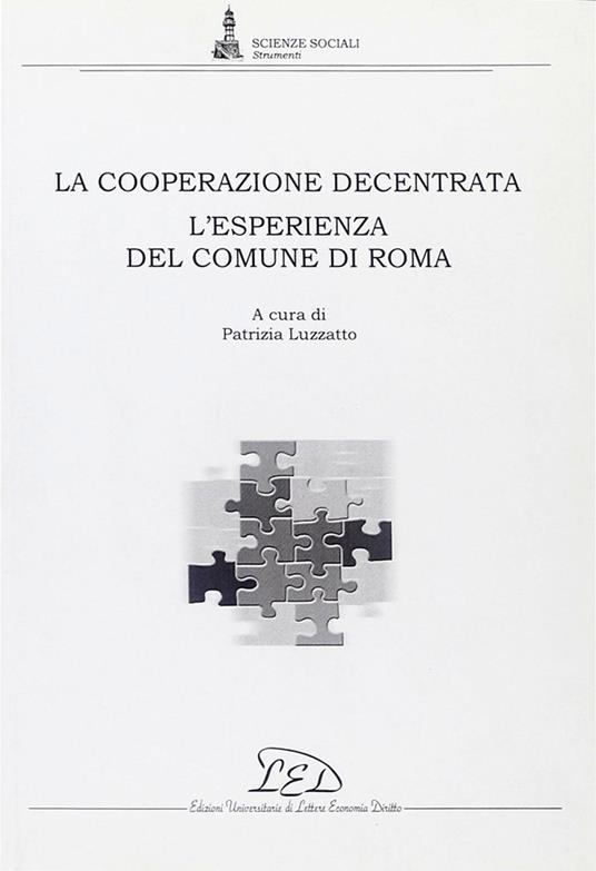 La Cooperazione decentrata. L'esperienza del comune di Roma - copertina