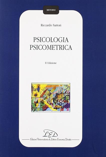 Psicologia psicometrica - Riccardo Sartori - copertina