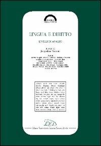 Lingua e diritto. Livelli di analisi - copertina