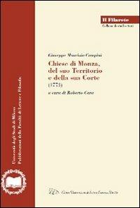 Chiese di Monza, del suo territorio e della sua Corte 1773 - Giuseppe M Campini - copertina