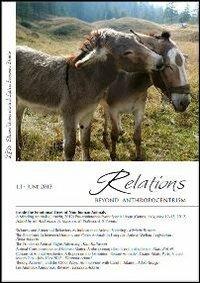 Relations. Beyond anthropocentrism (2013). Vol. 1: Inside the emotional lives of non-human animals. - copertina